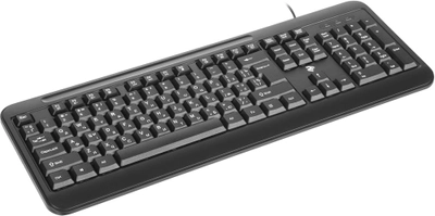 Клавиатура проводная 2E KM1040 USB Black (2E-KM1040UB)