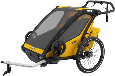 Мультиспортивная коляска Thule Chariot Sport 2 Black - SpeYellow (TH10201024)