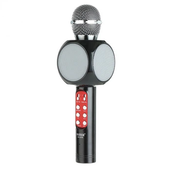 Беспроводной микрофон караоке bluetooth WSTER WS-1816(ws38518). Цвет: черный(6626)