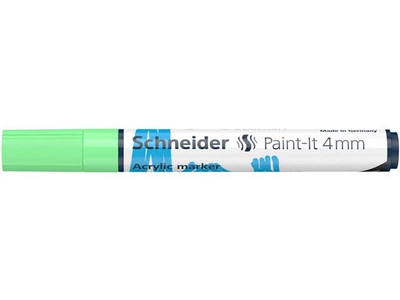 Маркер акриловый Schneider Paint-it 320 4 мм зеленый пастельный (S120224)