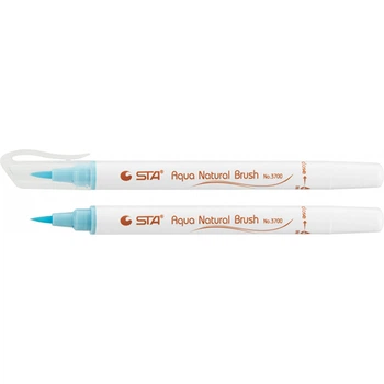 Маркер-кисть Sta Aqua Natural Brush синий пастельный (STA3700-26)