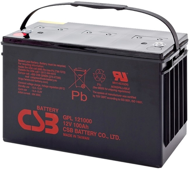 Аккумуляторная батарея CSB 12V 100Ah (GPL121000)