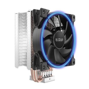 Кулер процессорный PCCooler GI-X4B V2 Blue, Intel: 2066/2011/1150/1151/1155/1156/1366/775, AMD: AM2/AM2+/AM3/AM3+/AM4/FM1/FM2/FM2+, 148х124.5х84 мм, 4-pin