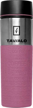 Термокружка Tavialo + 2 уплотнительных кольца 420 мл Розовая (190420111)