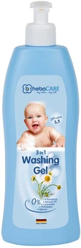 Дитячий гель для купання HebaCARE 3в1 500 мл (4260332057295)