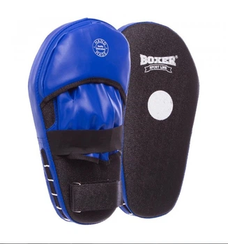 Лапы кикбоксерские прямые удлиненные Boxer кирза