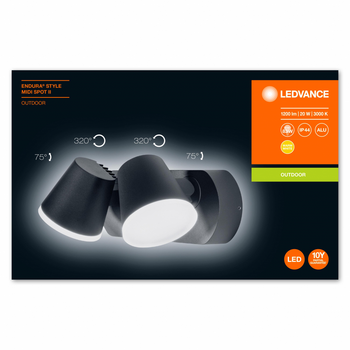 Светильник Osram LED ENDURA STYLE Midi Spot II 20w (1200Lm) 3000K (4058075205499)