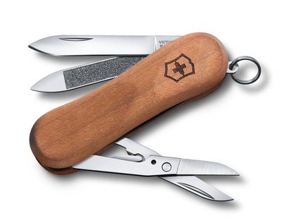 Складной нож Victorinox EVOWOOD 81 65мм/1сл/5функ/орех /ножн Vx06421.63