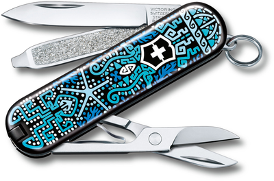 Складной нож Victorinox CLASSIC LE "Ocean Life" 58мм/1сл/7функ/цветн/чехол /ножн Vx06223.L2108