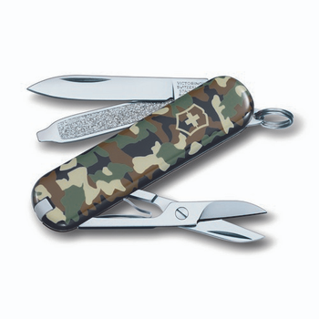 Складной нож Victorinox CLASSIC SD 58мм/1сл/7функ/камуфляж/чехол /ножн Vx06223.94
