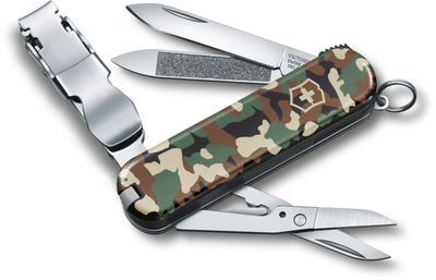 Складной нож Victorinox NAILCLIP 580 65мм/8функ/камуфляж /кус/ножн без упаковки Vx06463.94L19