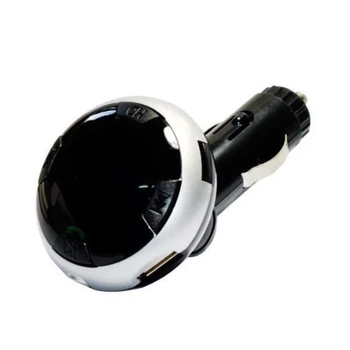 Автомобильный FM трансмиттер Car Q8 Bluetooth/MicroSD Black Silver (av050)