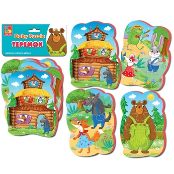 Бебі пазли Vladi Toys Теремок (Укр) (VT1106-64)