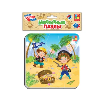 Магнітні пазли Vladi Toys Пірати (Укр) (VT3204-09)