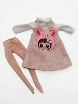 Блузка, сарафан и колготки для кукол Blythe 30 см. (кукла в комплект не входит) (9134)