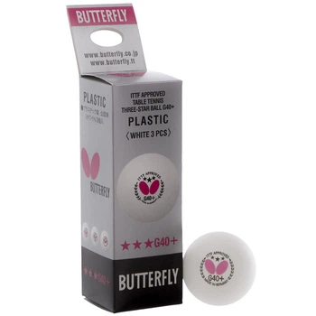 Набор мячей для настольного тенниса Butterfly Action 3 Star 95740-270 3 мяча в комплекте