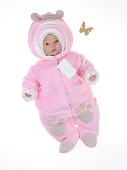 Велюровый комбинезон Lari Little Bear 56 розовый