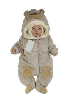 Велюровий комбінезон для немовляти Larі Little Bear 56 какао