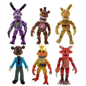 Набор фігурок П'ять ночей з Фредді з масками 15-19 см Five Nights at Freddy`s