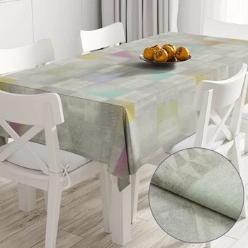 Влагоотталкивающая скатерть Time Textile 100x140 см (pbe0043419) Серый