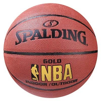 Баскетбольний м'яч Spalding №7 NBA Gold темно-помаранчевий