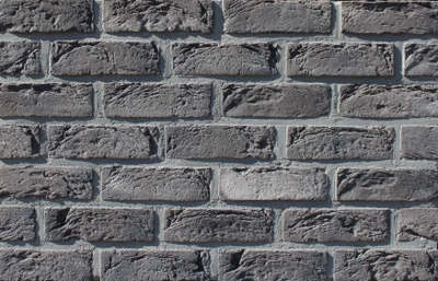Фасадная плитка Loft Brick Манхетен 020 Черный с солью 210x65 мм