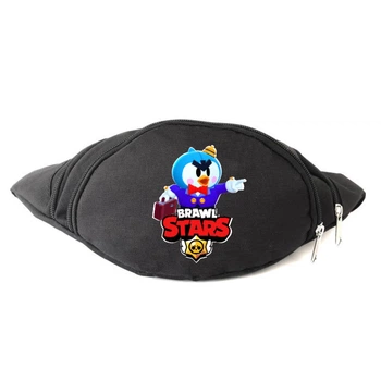 Сумка Бананка на пояс Бравл Старс Мистер П (BS-MP) Cappuccino Toys черная