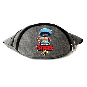 Сумка Бананка на пояс Бравл Старс Генерал Гавс 70 (BS-GG70) Cappuccino Toys сіра