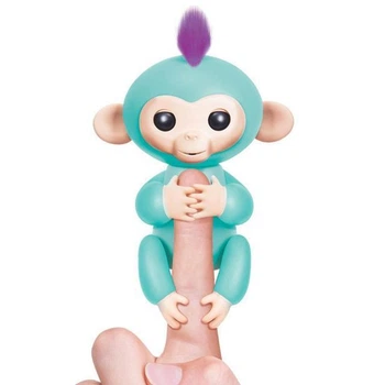 Інтерактивна іграшка мавпочка Fingerlings Baby Monkey Бірюзовий