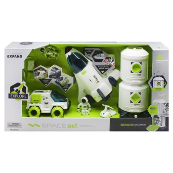 Мега набор "Astronaut Space Set" Станция +Шатл+ 2астронавта+Мароход Jc-toys 80105