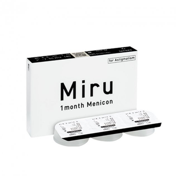 Контактные линзы Menicon Miru 1 month for Astigmatism (Тоric) -4.25 / BC 8.6 мм (3 шт/уп. )