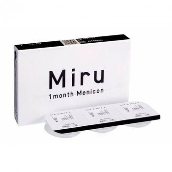Контактные линзы Menicon Miru 1 month -3.5 / BC 8.3 мм (3 шт/уп. )