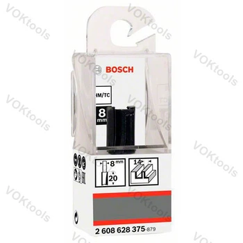 Пазовая фреза по дереву d8 D14 h20 L51 Standard for Wood Bosch Professional (2608628375)