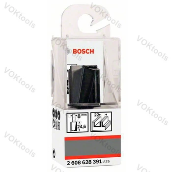 Пазова фреза з дерева d8 D22 h25 L56 Standard for Wood Bosch Professional (2608628391)