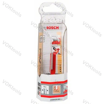 Пазовая фреза по дереву d8 D10 h25.4 L62.4 Expert for Wood Bosch Professional (2608629392)
