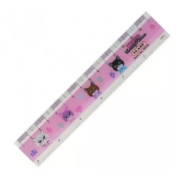 Лінійка пластикова 15 см "Class" Lovely Kitties №9033C
