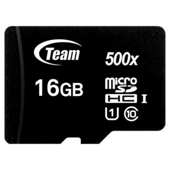 Карта пам'яті microSD 16Gb Team Class 10 UHS-I (TUSDH16GCL10U02)