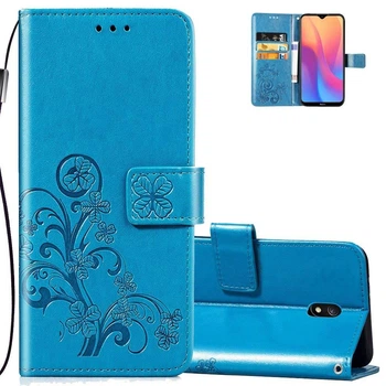 Чехол Clover для Xiaomi Redmi 8A книжка кожа PU голубой