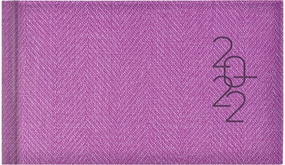 Датированный еженедельник Brunnen Карманный Tweed фиолетовый А6 144 страницы (73-755 32 662)