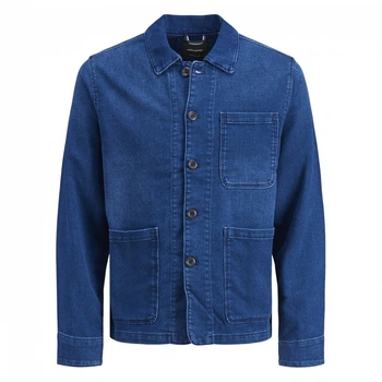 Джинсовая куртка Jack & Jones JJILUCAS JJJACKET AKM 470 NOOS M Синий 12186009 Blue Denim