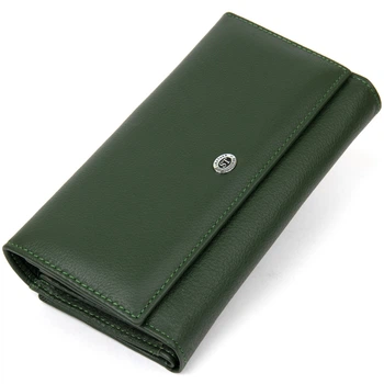 Оригинальный женский кошелек ST Leather bg193fash89 Зеленый