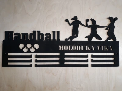Медальница HandBall, медальница гандбол, подарок спортсмену HWD (А035) 50см