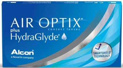 Контактні лінзи AIR OPTIX plus HydraGlyde BC=8.6 DIA=14.2 PWR=+1.00 3 лінзи