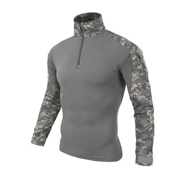 Тактическая рубашка Lesko A655 Camouflage UCP M (32 р.) кофта с длинным рукавом камуфляжная армейская (SKU_4256-12566)