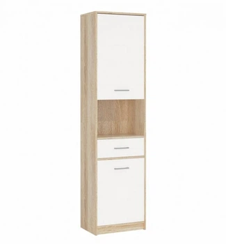 Пенал KidsBunkBed - П01 дуб сонома белый 1950 х343х502 мм