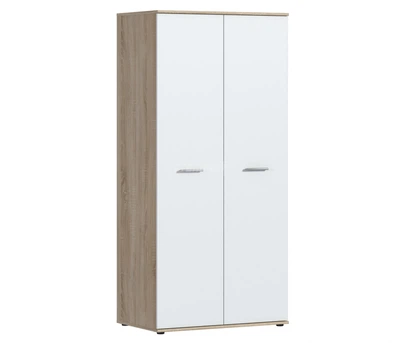 Шкаф KidsBunkBed Ш-02 дуб сонома белый 900х1910х55 мм