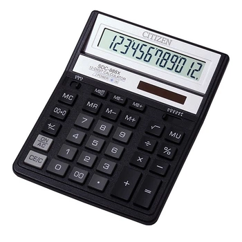 Калькулятор Citizen SDC-888 ХBK, 12 разрядов