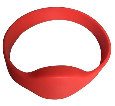 Браслет безконтактний RFID Mifare Classic 1K (13.56 MHz) червоний