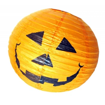 Паперовий Ліхтарик Хеллоуїн, Yellow D-30 см (Небесний Ліхтар)