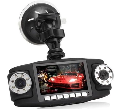 Автомобильный видеорегистратор двухкамерный 2.7 Tft HD